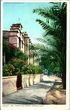 Bell Tower San Gabriel Mission California CA UNP 1920s WB Postcard Phostint - $7.87