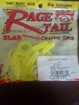 Strike King Rage Tail Slab Crappie Grub 2&quot; Fishing - £14.93 GBP