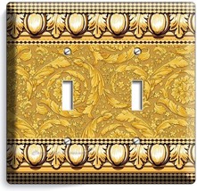 Greek Roman Victorian Pattern Decorative Double Light Switch Wall Plate Cover - £10.96 GBP