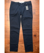 Armani Exchange A|X P45 Men Slim Fit Navy Stretch Cotton Chino Pants Tro... - $69.45 CAD