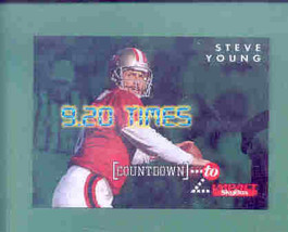 1995 Skybox Impact Steve Young Countdown Insert - £1.56 GBP