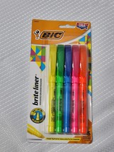BIC Brite Liner (2-Sets, 10 Highlighers) - Yellow, Green, Blue, Pink, Orange - £10.15 GBP