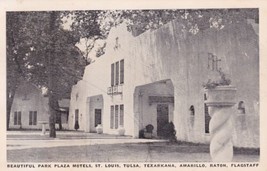 Park Plaza Motels St. Louis Tulsa Texarkana Amarillo Raton Route 66 Postcard C60 - $2.99