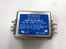 Okaya Noise Filter SUP-EL20-ER-6 250V-20A Japan - $84.94