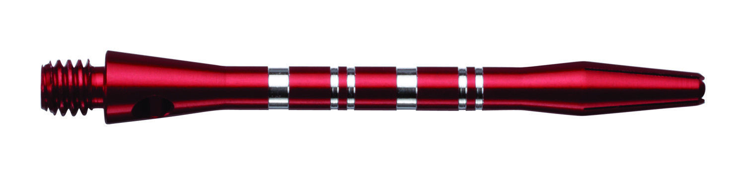 RED Striped Aluminum Dart Shafts 2&quot; Medium set of 3 - $4.95
