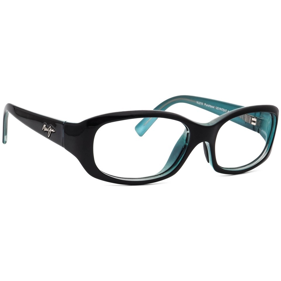 Maui Jim Sunglasses Frame Only MJ 219-03 Punchbowl Black/Blue Square Ita... - $79.99