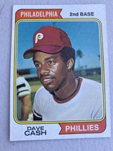1974 TOPPS BASEBALL CARD # 198 Dave Cash Phillies - $2.20
