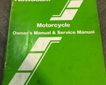 1985 Kawasaki KX80 Owners Manual &amp; Service Manual FACTORY OEM 85 - $19.95