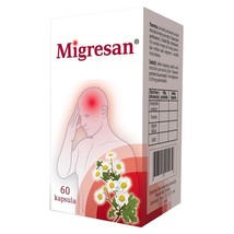 Migresan herbal 60 capsules 100% natural product retina migrene pain releif - £23.87 GBP