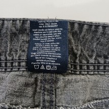 Faded Glory RN#89169 Women's Black Cotton Blend Denim Skirt Pockets Size 16 image 5