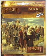 The Hobbit: An Unexpected Journey Bilbo &amp; Dwarves Peel Off Sticker Decal... - $2.99