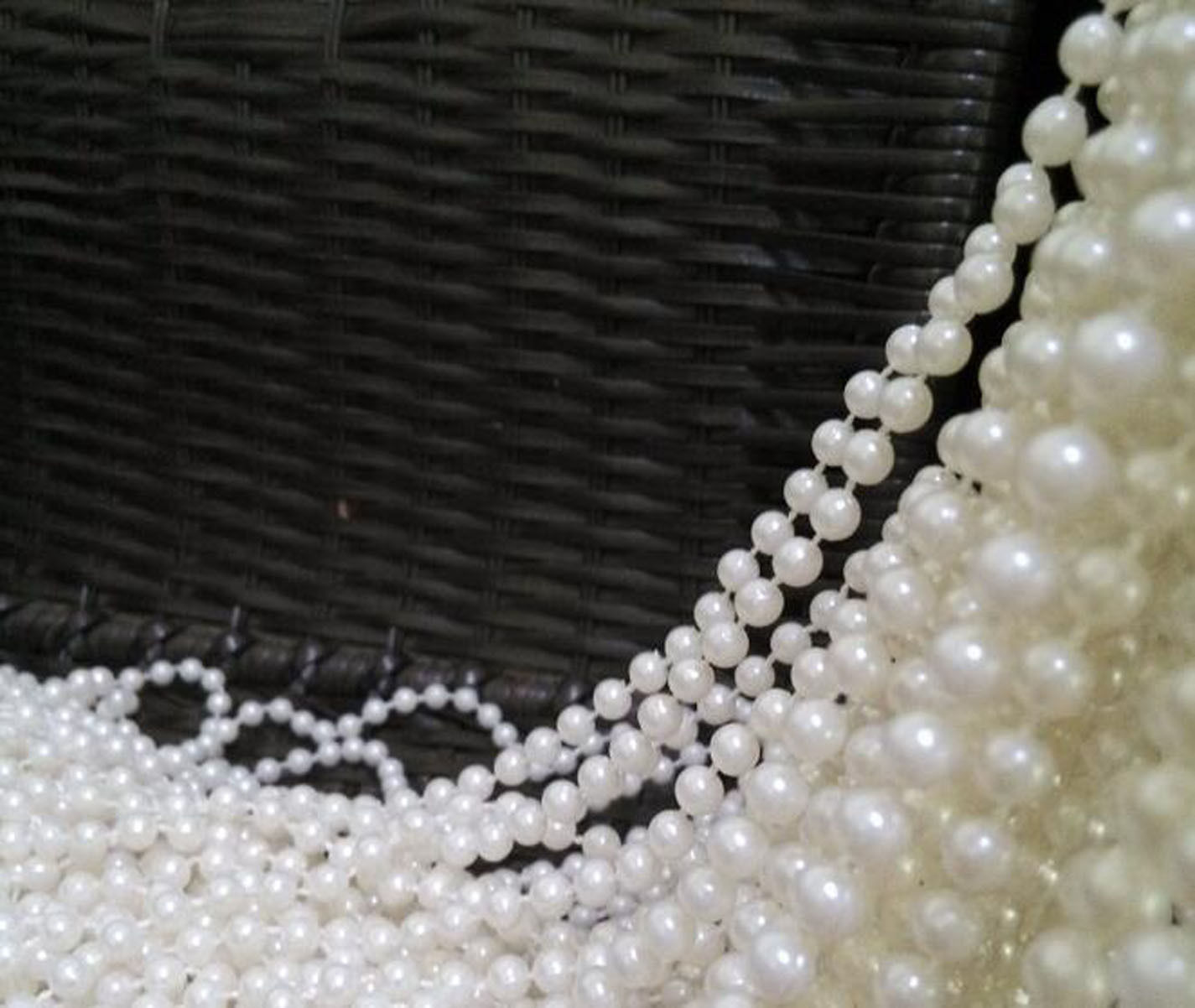 30M 6mm Crystal Garland Diamond Strand ABS Bead Curtain Wedding Party DIY Decor - $15.08