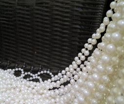 30M 6mm Crystal Garland Diamond Strand ABS Bead Curtain Wedding Party DI... - $15.08