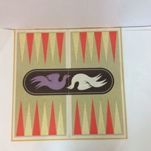 Backgammon Board Game Vintage 1975 Game Board Doves Selchow &amp; Righter - £8.87 GBP