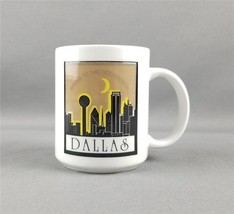 Dallas Coffee Mug Rising To The Occasion Texas Skyline Souvenir Heat Activated - £7.36 GBP