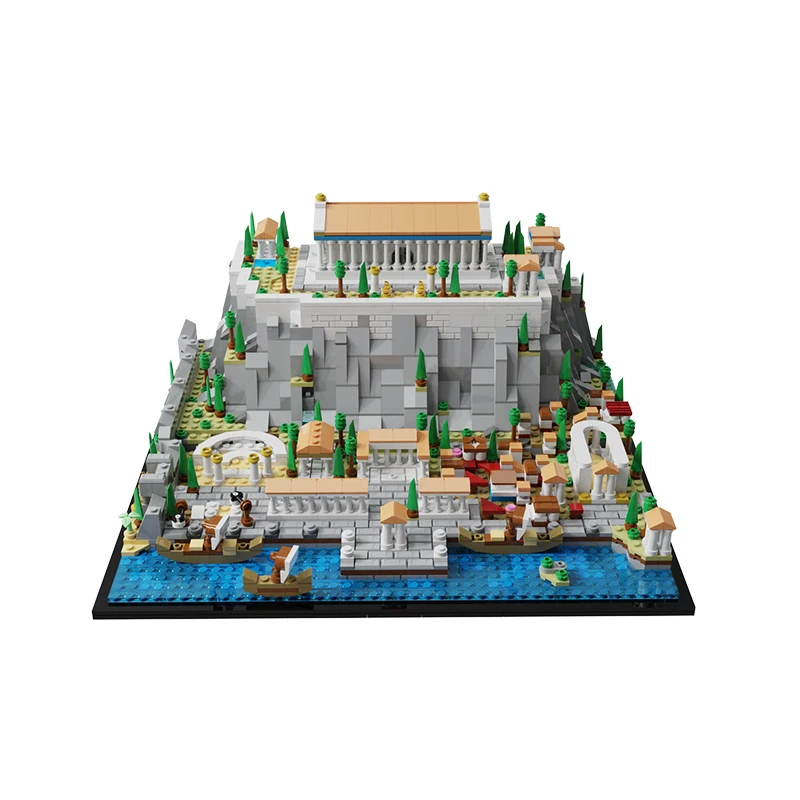 1952pcs+ MOC Greece Acropolis of Athens Building Blocks Set Parthenons Palace - £132.83 GBP+