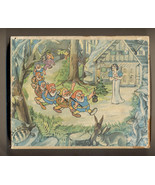 Walt Disney Czech Made In Czechoslovakia Snow White Sleeping Beauty Bloc... - $47.46 CAD