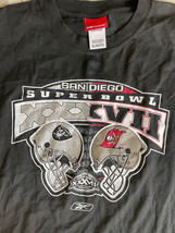 Vintage 2003 XL Reebok Super Bowl Raiders vs Buccaneers Shirt - $12.35