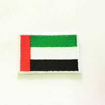 UAE National Flag Patch Unites Arab Emirates Country Logo Emblem Badge Small ... - $15.99