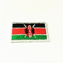 Flag of Kenya Patch National Africa Country Emblem Crest Badge Logo Small 1.2... - $13.89