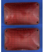 2x Whelen 600 Series Wide Angle Red LED With Bezel &amp; Rubber - 02-0283460... - $1,419.81 MXN