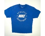 Nike athletic department men&#39;s t-shirt blue size large cotton TL14 - £6.59 GBP