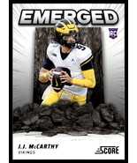 J.J. McCarthy Emerged RC 2024 Score #EM-JMY Showcase SN Minnesota Viking... - €6,79 EUR