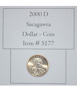 2000 D Sacagawea Dollar Coin, # 5177, rare coins, vintage coins, old coi... - £9.80 GBP