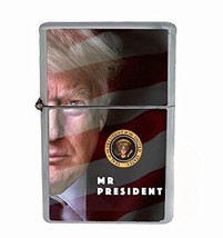 President Donald Trump 2016 D7 Windproof Refillable Flip Top Oil Lighter - $14.80