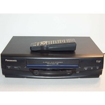 Panasonic Pv-4520 Hi Fi Stereo VHS VCR VHS Player with Remote Control and Cables - £133.47 GBP