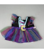 Build-A-Bear Moon-Themed Tutu Multi Colored Top Rainbow Tulle Bottom Dre... - £15.81 GBP