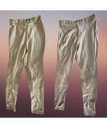 2 Pair Devon-Aire Tan Knee Patch Breeches Size 28 NEW - $18.99