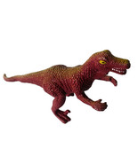 Hard Plastic Dinosaur Figure Red Tyrannosaurus Rex 6.5” Tall Vintage 90’s - €7,33 EUR