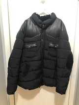 Rich Cotton New York Mens 5XL Black Full Zip Heavy Faux Down Jacket - $39.59