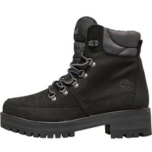 Timberland Sz 6.5 Courmayeur Valley Hiking Boots Black Waterproof Nubuck NEW - £55.55 GBP