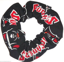 Tampa Bay Buccaneers Black Fabric Hair Scrunchie Scrunchies by Sherry NFL   - $6.99