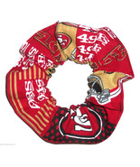 San Francisco 49ers Patches Fabric Hair Scrunchie Scrunchies by Sherry N... - £5.47 GBP