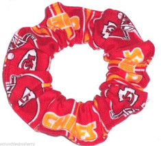 Kansas City Chiefs Duck Cloth Fabric Hair Scrunchie Scrunchies by Sherry NFL  - £6.38 GBP