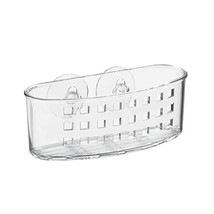 InterDesign Bathroom Shower Suction Caddy Basket for Shampoo, Conditioner, Soap  - £6.45 GBP