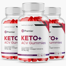 (3 Pack) Premier Keto+ ACV Gummies Weight Loss - 180 Gummies - £61.90 GBP