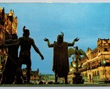 Tenochtitlan Founders Monument Mexico Chrome Postcard K11 - $4.90
