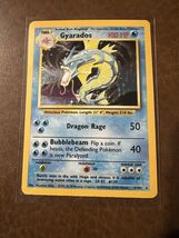 Pokémon 1995 Gyarados TCG Base Set Holo Rare Card #6/102 Vintage - $19.80