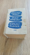 Vintage, Czech-German dictionary. Czechoslovakia 1962 - £26.67 GBP