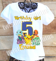 Girls Pokemon Birthday Shirt - £15.97 GBP