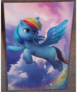 My Little Pony Rainbow Dash Glossy Art Print 11 x 17 In Hard Plastic Sleeve - £19.51 GBP