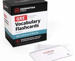 500 Advanced Words: GRE Vocabulary Flash Cards (Manhattan Prep GRE New S... - £7.49 GBP
