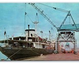 Belpareil Ship at Port of Sacramento California CA UNP Chrome Postcard H19 - $3.91