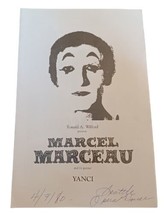 Vintage Playbill 1980 Marcel Marceau and Yanci Seattle Opera House - $18.04