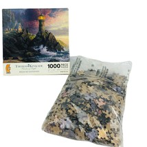 Thomas Kinkade 1000 PC Puzzle The Rock of Salvation  Inner Bag NOT Open - $30.66