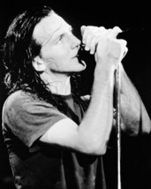 Pearl Jam B&amp;W Eddie Vedder In Profile 16x20 Canvas Giclee - £54.66 GBP